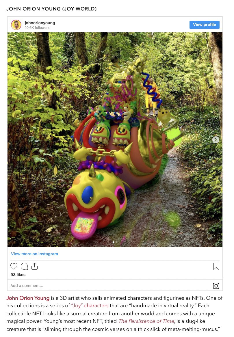 JohnOrionYoung's tweet photo. Thank you for including JOYWORLD @mymodernmet 🤗😃💛

https://t.co/42A7FdnoRJ https://t.co/FzKbgR84y6