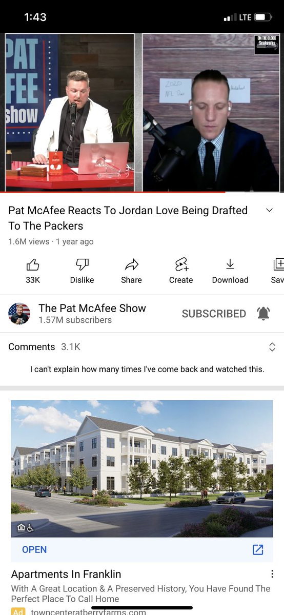 JamieSchwartz16's tweet photo. Been hooked since this moment. This is the dumbest show in the world and I listen every day. Congrats Pat and The Boys #PMSFANDUELFAMILY https://t.co/aUbsnUCnHS