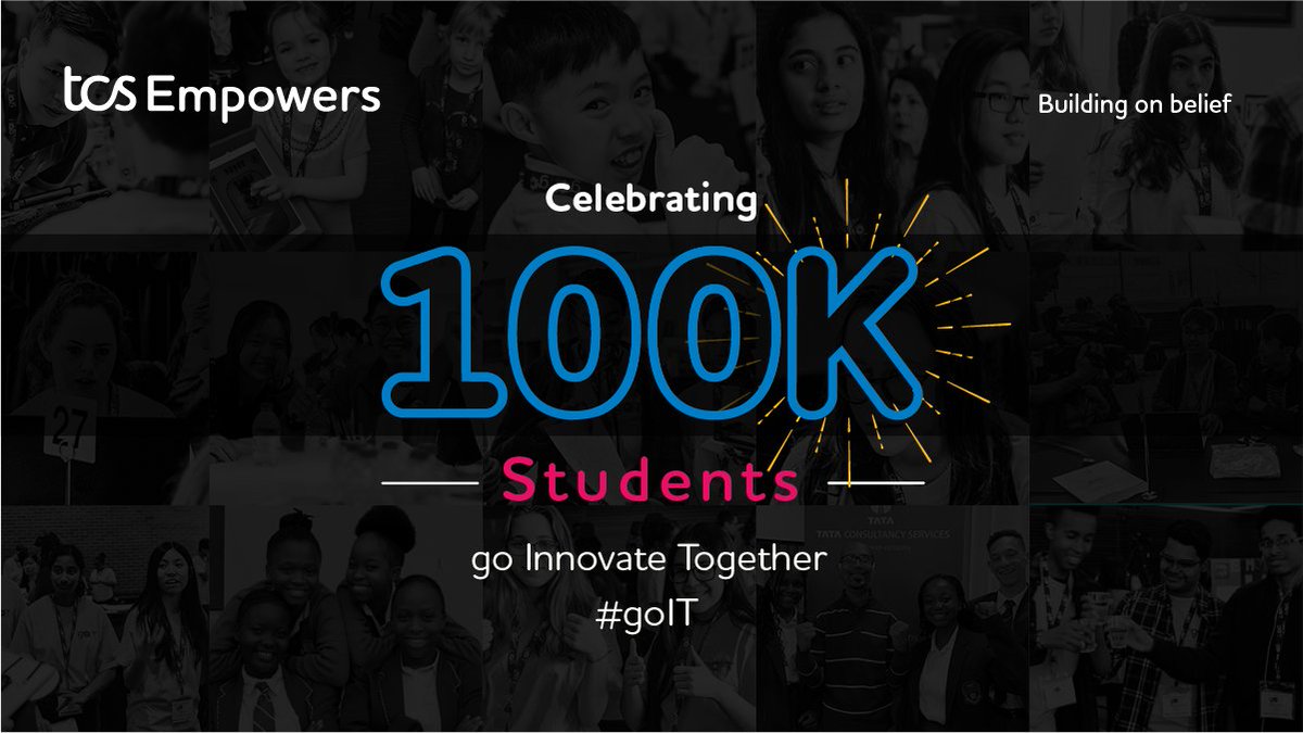 This #CSEDWeek, we're celebrating 100K students who have participated in #goIT, our #STEMed & career readiness program! Since 2009, goIT has inspired students in over 200 cities across 38 countries. Learn more about #goIT here: on.tcs.com/goIT100K #TCSEmpowers #CSEverywhere