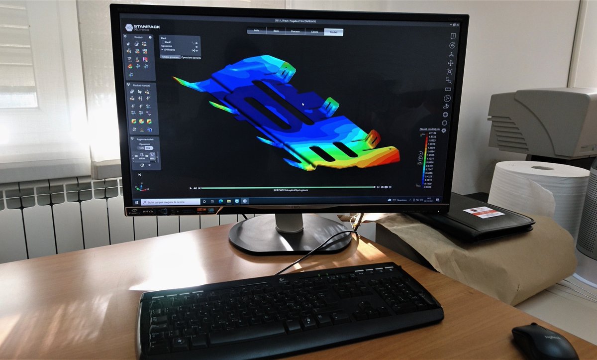 VisionForming's tweet image. Simulazione solida fatta dal cliente dopo un solo giorno di corso su Stampack Xpress.. con calcolo Springback e compensazione.
vision-forming.it
#simulazione #stampack #imbutitura #stampoapasso #automotive