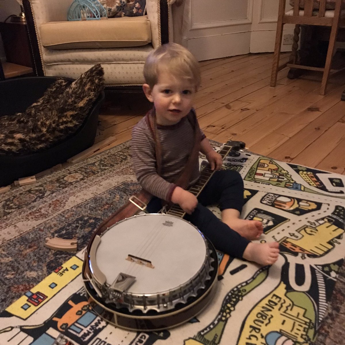 “Ee-aye-ee-aye-oh”. Thanks @MusicBroth for providing this little guy with so much pleasure and filling our house with music. What an amazing gift #sharing is.