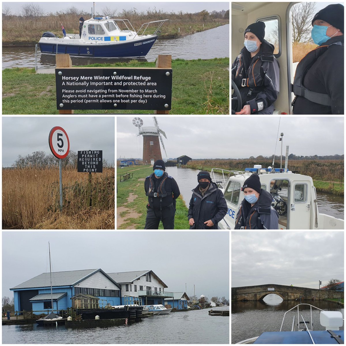 River Thurne Valley Hi-Vis patrols continue during the #Pike Fishing Season - Good meet with Steve from  <a href="/nationaltrust/">National Trust</a> @HorseyNT <a href="/NENorfolkSufflk/">Natural England Norfolk and Suffolk</a> #Anglers
#GetAPermit #Poaching <a href="/NorfolkWT/">Norfolk Wildlife Trust</a> <a href="/ThePikersPit/">The Pikers Pit Forum</a> <a href="/angling_times/">Angling Times</a>
<a href="/WILDFOWLMag/">WILDFOWL Magazine</a> 
<a href="/NorthNorfPolice/">North Norfolk Police</a> 
#1048 ⚓👮 <a href="/NorfolkPolice/">Norfolk Police</a>