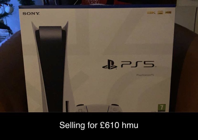 AyoReqzi's tweet photo. Selling £610 PlayStation 5 https://t.co/5WQiHo77ML