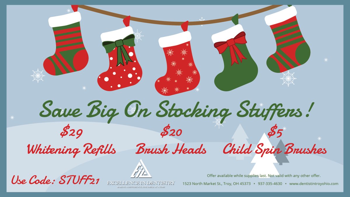 BentleyDDS's tweet photo. Our holiday coupons are here! Be sure to use the special code located on each coupon when you call or stop in! https://t.co/KFCoG3Wlk9