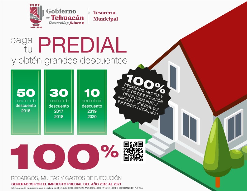 TehuacanGob's tweet photo. Paga tu predial y obten grandes descuentos.
#Tesoreria
#Predial2021
#DesarrolloYFuturo
#GobiernoTehuacán https://t.co/0M7ze9fvkb