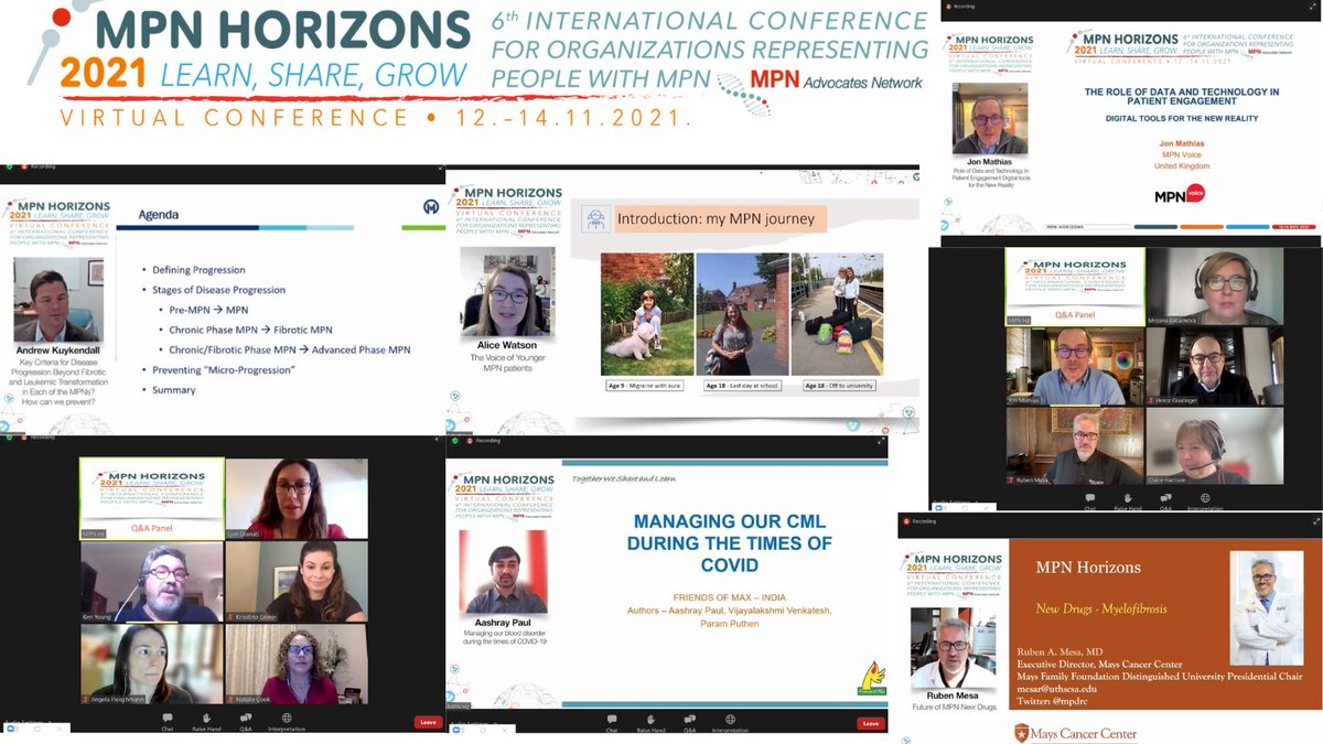 MPN Horizons 2021: Videos and presentations  are now available for your review and download.
🎥 Read more about #MPNHZ21 and watch all videos of all sessions on demand🔽
mpn-advocates.net/mpn-horizons-v…
#MPN #Conference #PatientAdvocacy