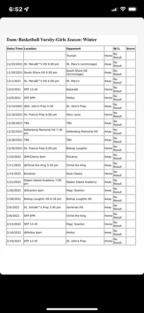 Here is my H.S Season with <a href="/SFPGVB/">St. Francis Prep Girls Varsity Basketball</a>. Looking to defend our championship🏆🐾. <a href="/FootprintzGroup/">The FOOTPRINTZ GROUP</a> <a href="/NYGHoops/">NYGHoops</a> <a href="/BrandonClayPSB/">B r a n d o n C l a y</a> <a href="/RiversideHawks/">Riverside Hawks</a> <a href="/Coach_Toro/">Mike Toro</a> <a href="/SeanSticksSmith/">Sean Smith</a>