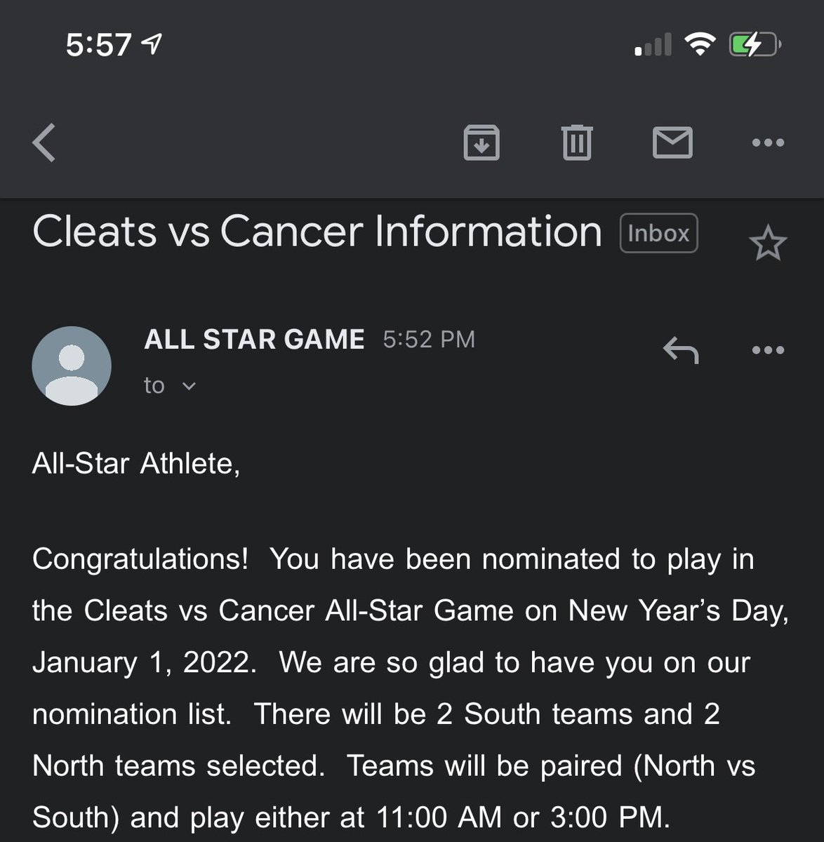 DoganJadin's tweet photo. Thank you @CleatsV for the opportunity to play in this game! https://t.co/Yil7exWK3C