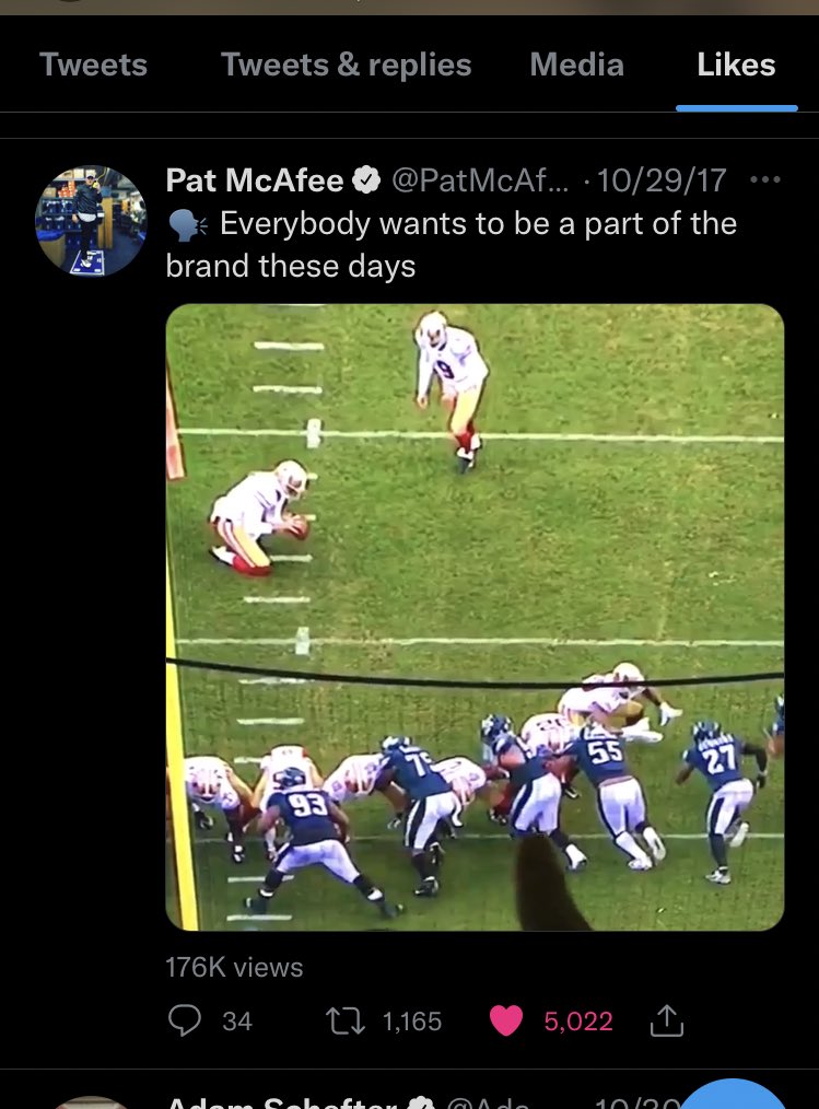 BryceAsch88's tweet photo. @PatMcAfeeShow Hi first time caller  long time listener. Had to go back to 2017 to find the first liked tweet. Episode 1 on the POD. 
#PMSFANDUELFAMILY #THANKYEWFANDUEL https://t.co/zJoqusub8m