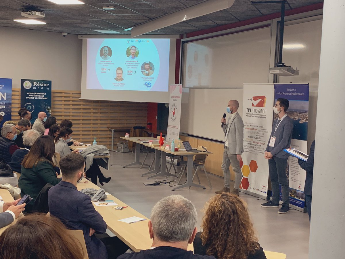 Frenchtechtln's tweet photo. Les talents sont à l’honneur ce soir avec les témoignages de 4 talents formés et embauchés sur le territoire de la @metropoleTPM. 🚀#frenchtechtoulon #toulon #frenchtech https://t.co/sIfu4w5QcJ