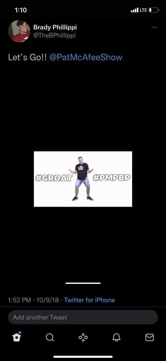 TheBPhillippi's tweet photo. #PMSFanDuelFamily #thankyewfanduel @PatMcAfeeShow  started listening from the beginning!! 2018 from the podcast to Sirius XM keep making a difference Pat!! https://t.co/8Cfnv4WPsi