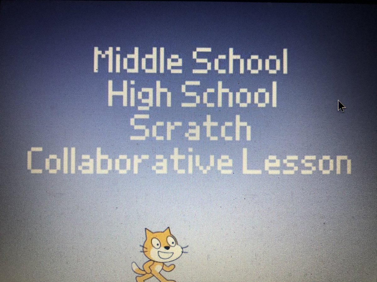AvdellasL's tweet photo. Shout to Bryan Stevens and his coding Ss who helped teach Ss at the two high schools Scratch @HPMS_Official @ChampeTweets @RoarPride #collaboration https://t.co/AElU5vpVhW