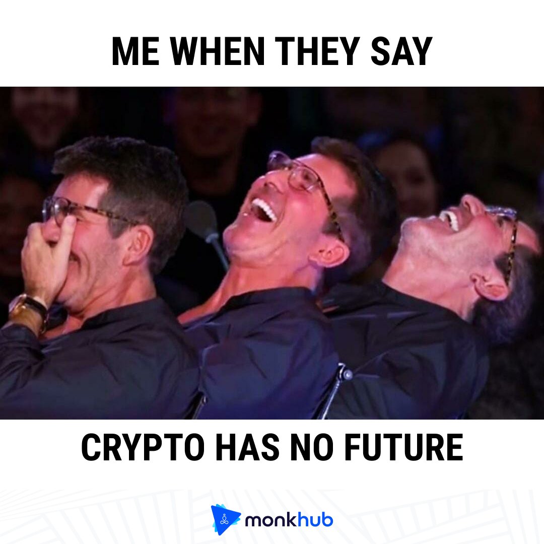 monkhub's tweet photo. Happens right?😂💯
.

.
#cryptomemes #cryptocurrency #crypto #bitcoin #cryptonews #ethereum #cryptotrading #monkhub https://t.co/lDrR0ZMjYK