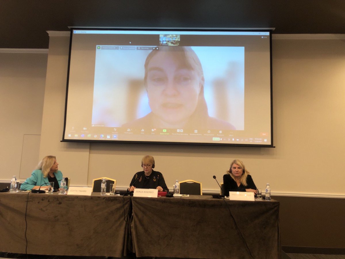 EditaTahiri's tweet photo. Excellent experience sharing for women in track one peace processes and gender provisions in peace agreements. Thank you @christinebelled for an inspiring speech. #rwlsee @SweMFA @unwomeneca https://t.co/lsCgrZssoL