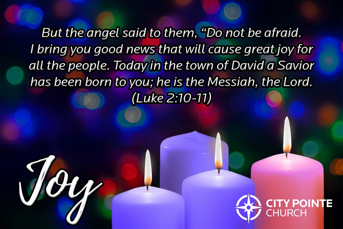 Join us this Sunday at 10:30am as we celebrate the third Sunday of Advent with our Advent series White as Snow. Let us reflect on the JOY we have access to because of our faith in Jesus.