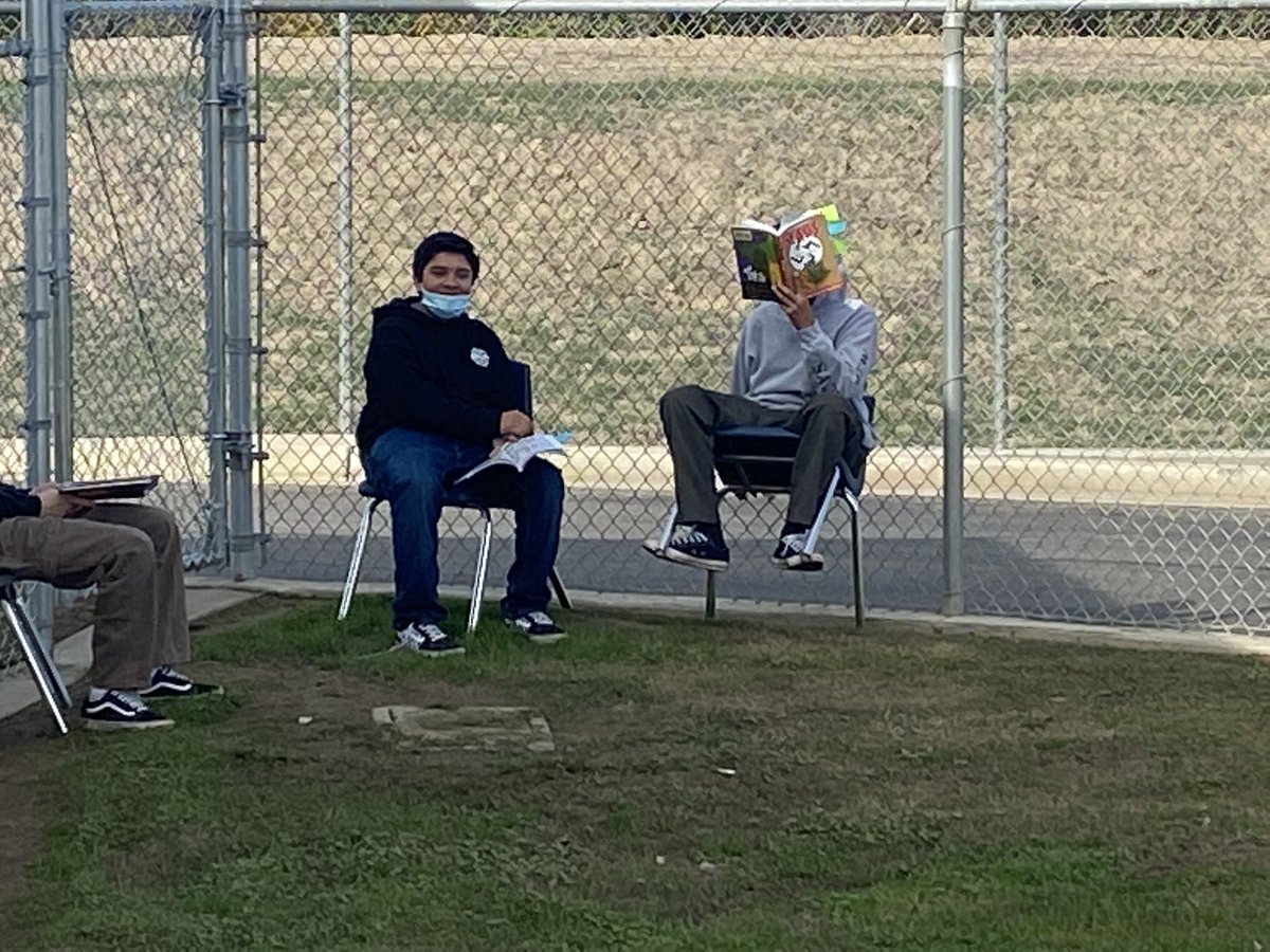 Money cannot buy reading outside of room #508 on a sunny day! #bsdgratitude #bmsisthebest