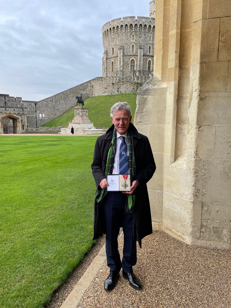 A wonderful day yesterday, CBE ceremony at Windsor Castle. A glittering event and a huge privilege for me. An award recognising that the NHS is the people who each and every day are courageous, compassionate and endlessly inspiring. 🙏❤️