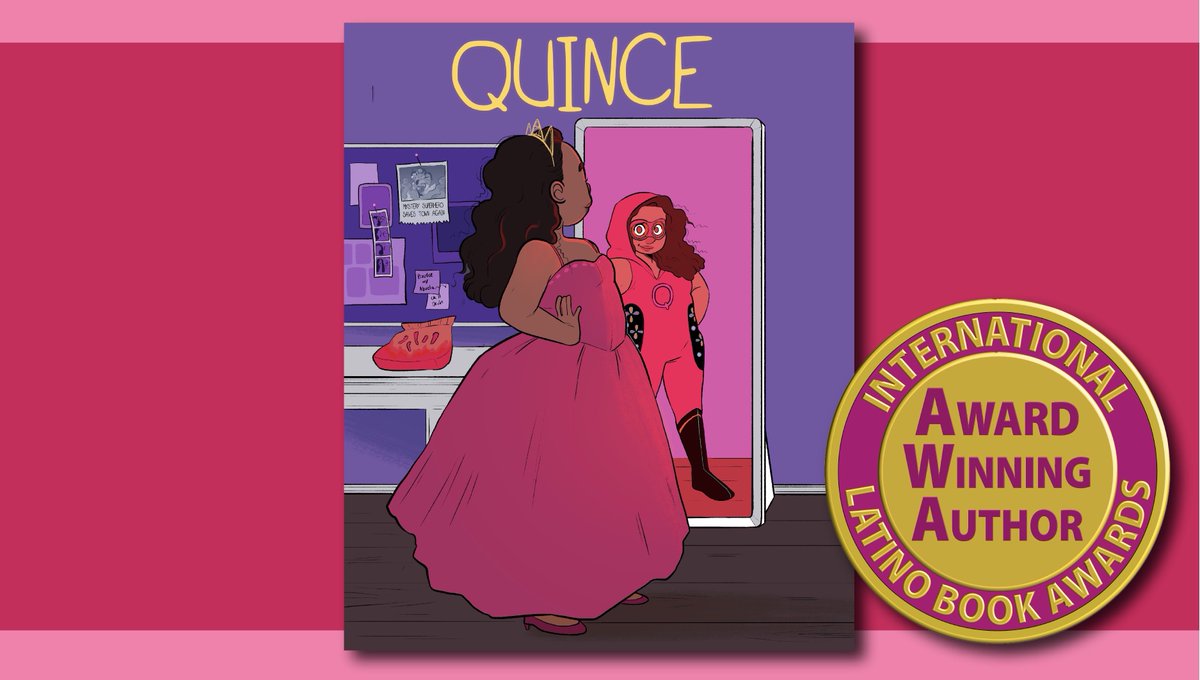 QuinceComic's tweet photo. Discover a new #superhero with the #EisnerAward-nominated @QuinceComic - on sale digitally in #Spanish &amp; English on @comiXology! (@Fanbase_Press @smkaddy @OhMyMithrandir) #Latinx #quinceañera #Comics #cXSubmit #LibComix #EduComix #KidLit https://t.co/HxoDZqlzx9 https://t.co/nihEkEydLV