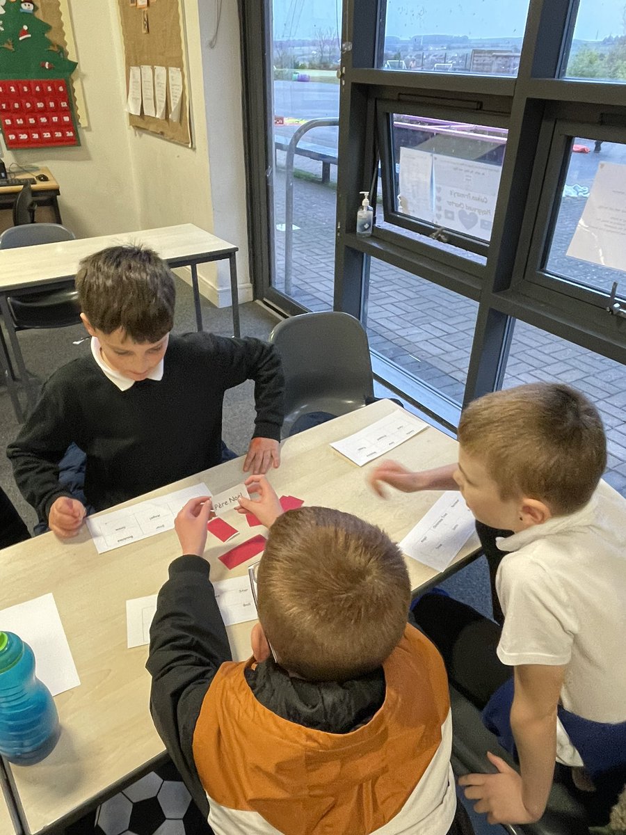 Miss_LDuncan's tweet photo. We had lots of fun with our French Christmas game in P5/6. We had to read and translate the words from French into English to see if we had it on our boards. 🎄🇫🇷 @Cuiken_Primary #OU_SCILT #1plus2 https://t.co/W3Dfh3sy7E