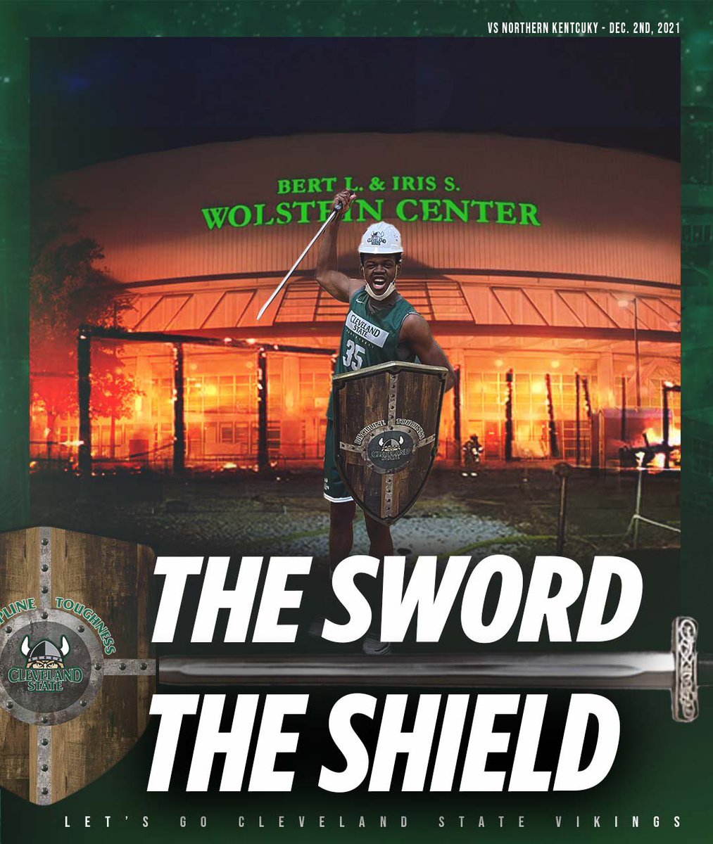csu_basketball's tweet photo. Senior @deantejohnson35 takes home BOTH the Viking Shield of "Discipline & Toughness" and the Viking Sword of "Unselfishness & Accountability" after being the Highest Graded Defensive and Offensive Player vs Northern Kentucky
#DefensiveShield
#OffensiveSword
#GoVikes https://t.co/ul0NYikcns