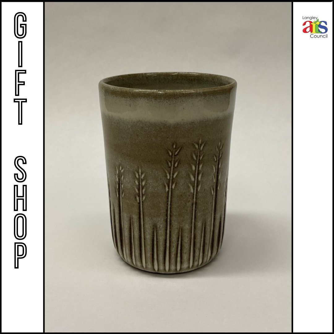 This Tumbler by Andrea Gormory is one of the many fantastic items we have for sale in our gift shop!
The gift shop is located at the Aldergrove Kinsmen Community Centre and features local artists and artisans. We are certain you will find something you like!