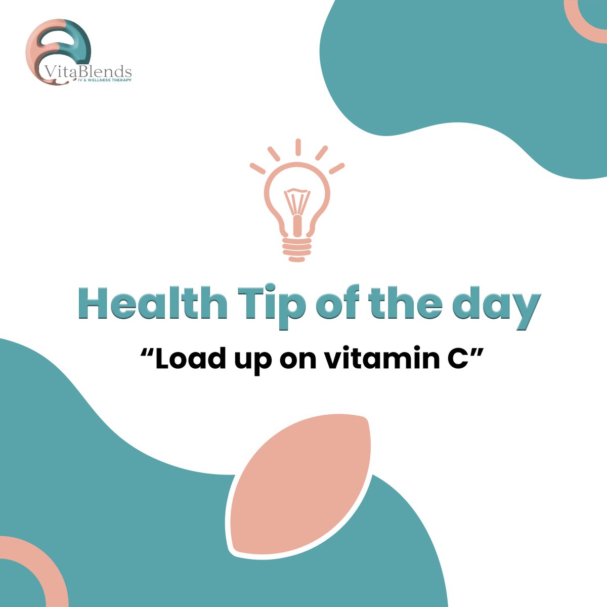 Vitablends_za's tweet photo. We need at least 90 mg of vitamin C per day and the best way to get this is by eating at least five servings of fresh fruit and vegetables every day. 

So hit the guavas and oranges! 🍊 https://t.co/WN9ar4ZGPd
