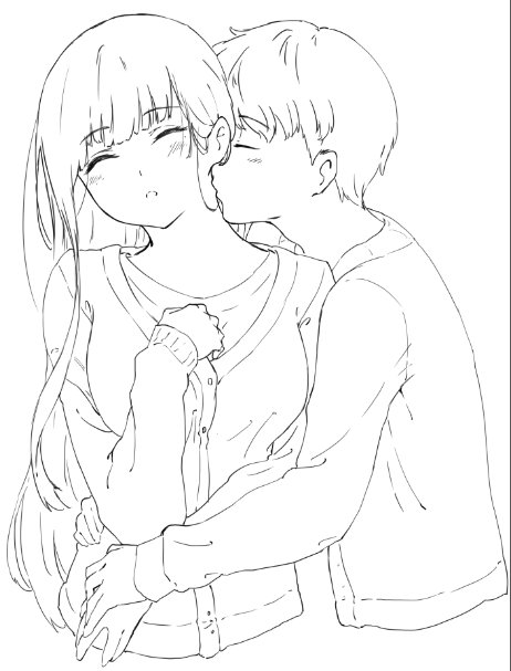 つつくのみ線絵………やっぱりニ枚が描きました………😂😂😂🤣🤣🤣

最初はふ〜ふ〜、つつきはキス(づ‾3‾)づ💓💓💋 