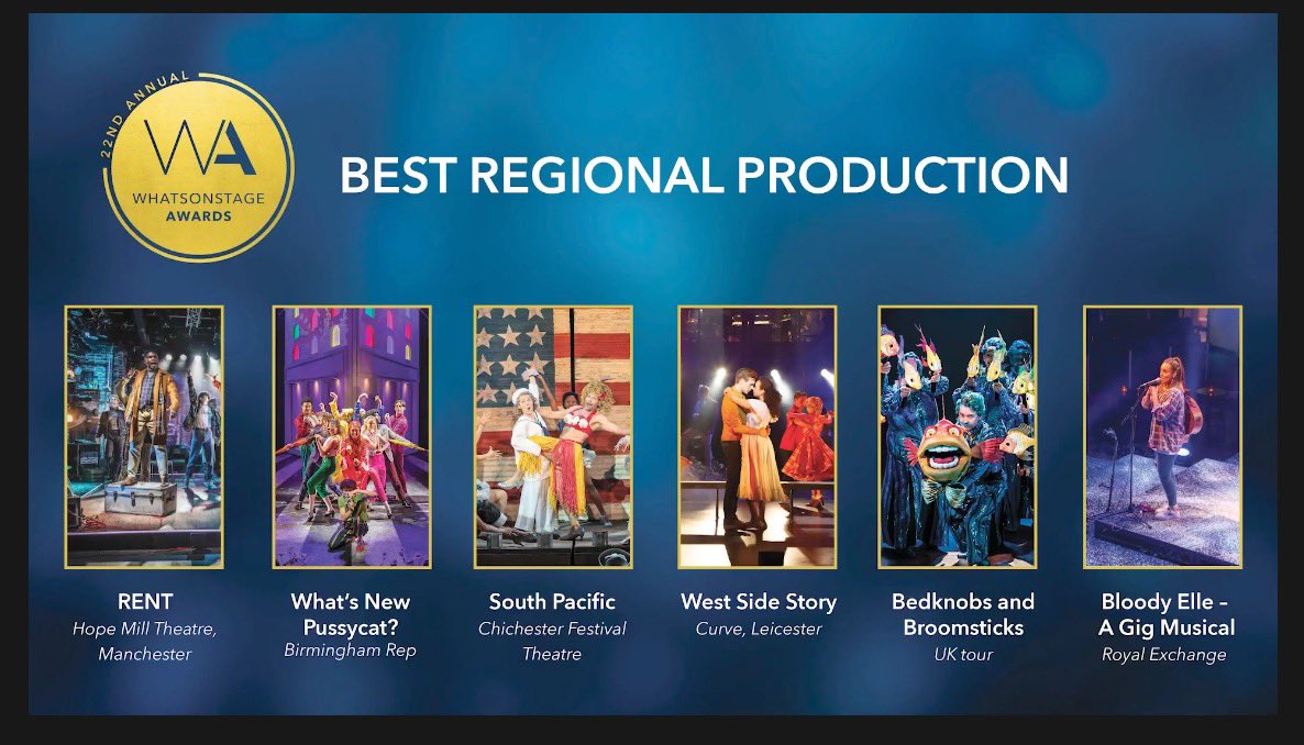 A thing happened. It was this.
<a href="/bloodyelle_/">BLOODY ELLE</a> has been nominated for ‘Best Regional Production’ at the <a href="/WhatsOnStage/">WhatsOnStage</a> awards.
Thanks to everyone who nominated!
OVER. WHELMED. ❤️‍🔥🥺
Bit of David &amp; Goliath vibes.. Let’s do this?! Vote for us here- awards.whatsonstage.com
