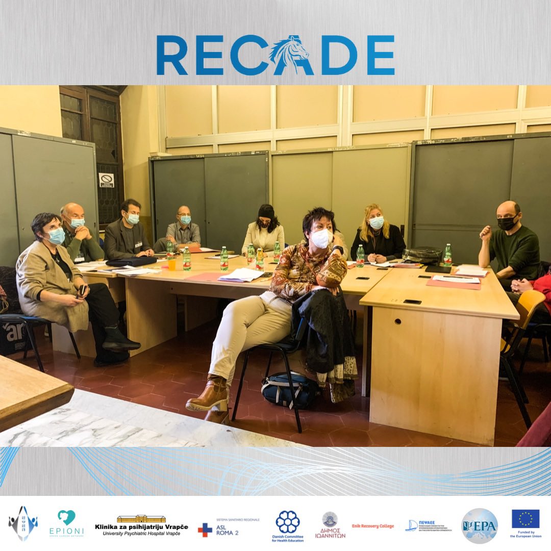 epioni_ngo's tweet photo. ✅ First day of partners from Greece 🇬🇷, Croatia 🇭🇷, and Denmark 🇩🇰 in Rome, Italy 🇮🇹 to discuss the implementation of the #RECADE project.
@CaroppoEmanuele @kresimirr @MacMunter
@Euro_Psychiatry @KomSundDK @epsep_amke @IKY_Erasmusplus https://t.co/1xUno6Mjb7