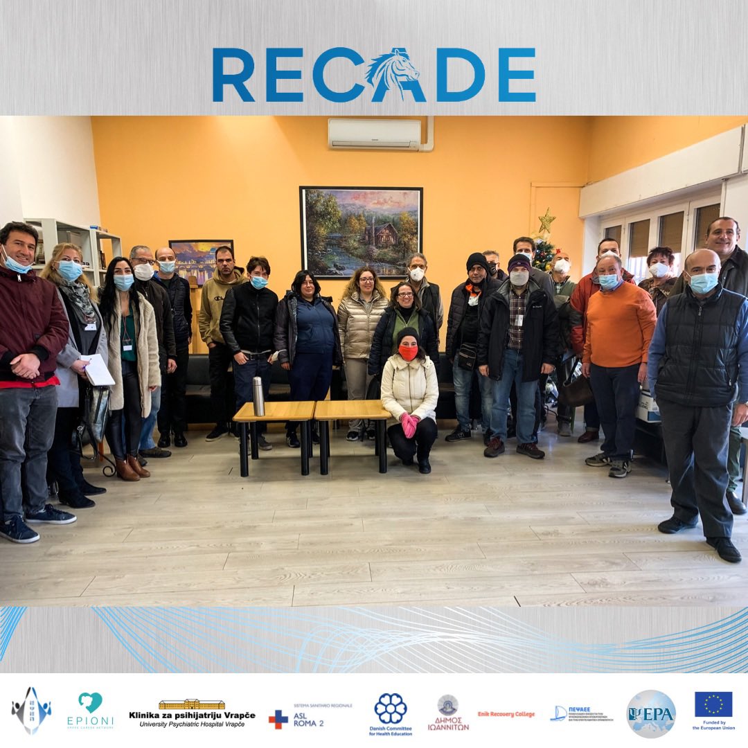 epioni_ngo's tweet photo. ✅ First day of partners from Greece 🇬🇷, Croatia 🇭🇷, and Denmark 🇩🇰 in Rome, Italy 🇮🇹 to discuss the implementation of the #RECADE project.
@CaroppoEmanuele @kresimirr @MacMunter
@Euro_Psychiatry @KomSundDK @epsep_amke @IKY_Erasmusplus https://t.co/1xUno6Mjb7