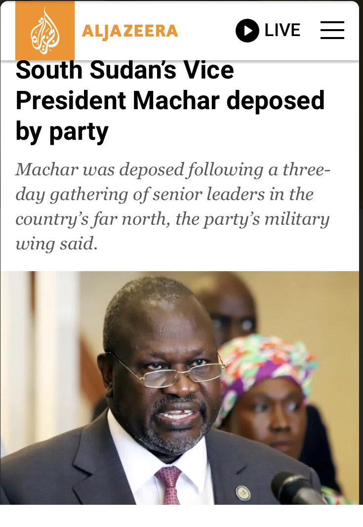 MakoiMajak's tweet photo. Riek Machar is an unsellable product. You can hawk him at a throw-away price in Chololand or Bor &amp; Padang constituencies &amp; still no buyer?; disOWNED in Lou Nuer.

For us who had once maintained his company, associating with Dr. Riek was always a HUGE BURDEN! #SSOT https://t.co/eiw5nGumv5