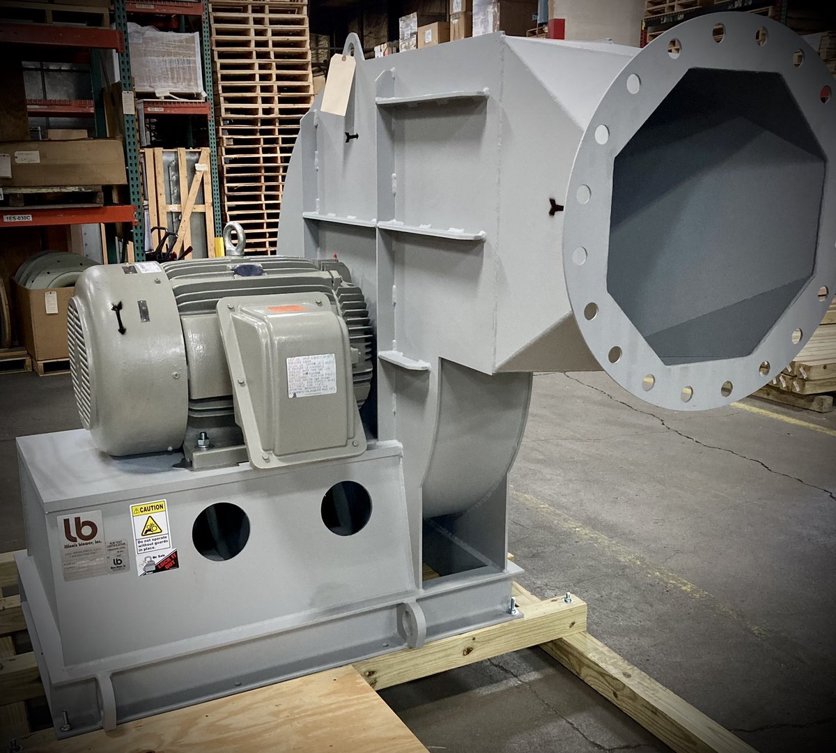 South America bound! This arrangement 4 main blower will be enroute to Venezuela shortly. #industrialmanufacturing #industrialfans #globalsupplier #oem #madeintheusa #whyibi #ibilife #engineering #manufacturing