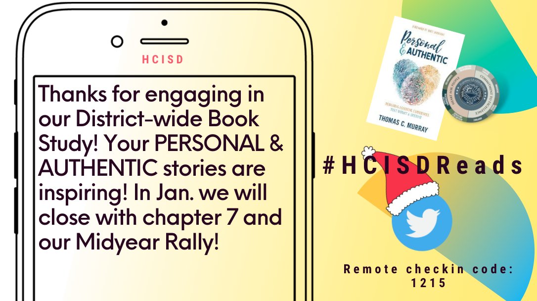 HCISDdigilearn's tweet photo. @HarlingenCISD #HCISDReads - Thanks for joining us this month and every month this semester for our District-Wide Book Study of Personal &amp; Authentic! #AuthenticEDU https://t.co/FxO5YikBFk