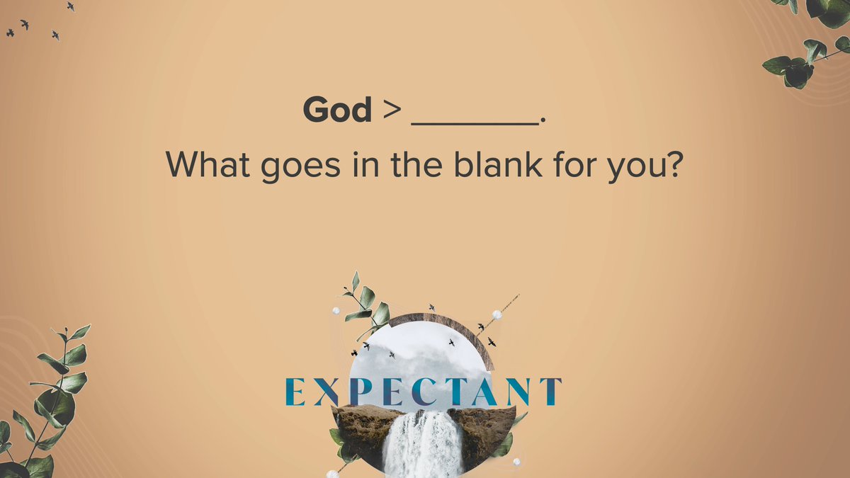 daybreakweb's tweet photo. "This is my command—be strong and courageous! Do not be afraid or discouraged. For the Lord your God is with you wherever you go.” - Joshua 1:9 (NLT)

What do you need to believe God is GREATER THAN in this season? Catch up on Sunday's message now at https://t.co/RyV3QZoPWq! https://t.co/YGr86Cwl7O