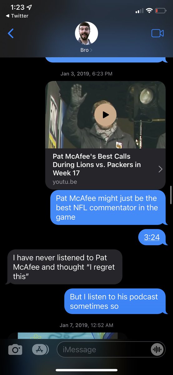 rainwate5's tweet photo. @PatMcAfeeShow Tried to let my brother know 2 years ago. “Sometimes” turned into “Daily” quickly. #PMSFanduelFamily https://t.co/yiIMRVrTU5
