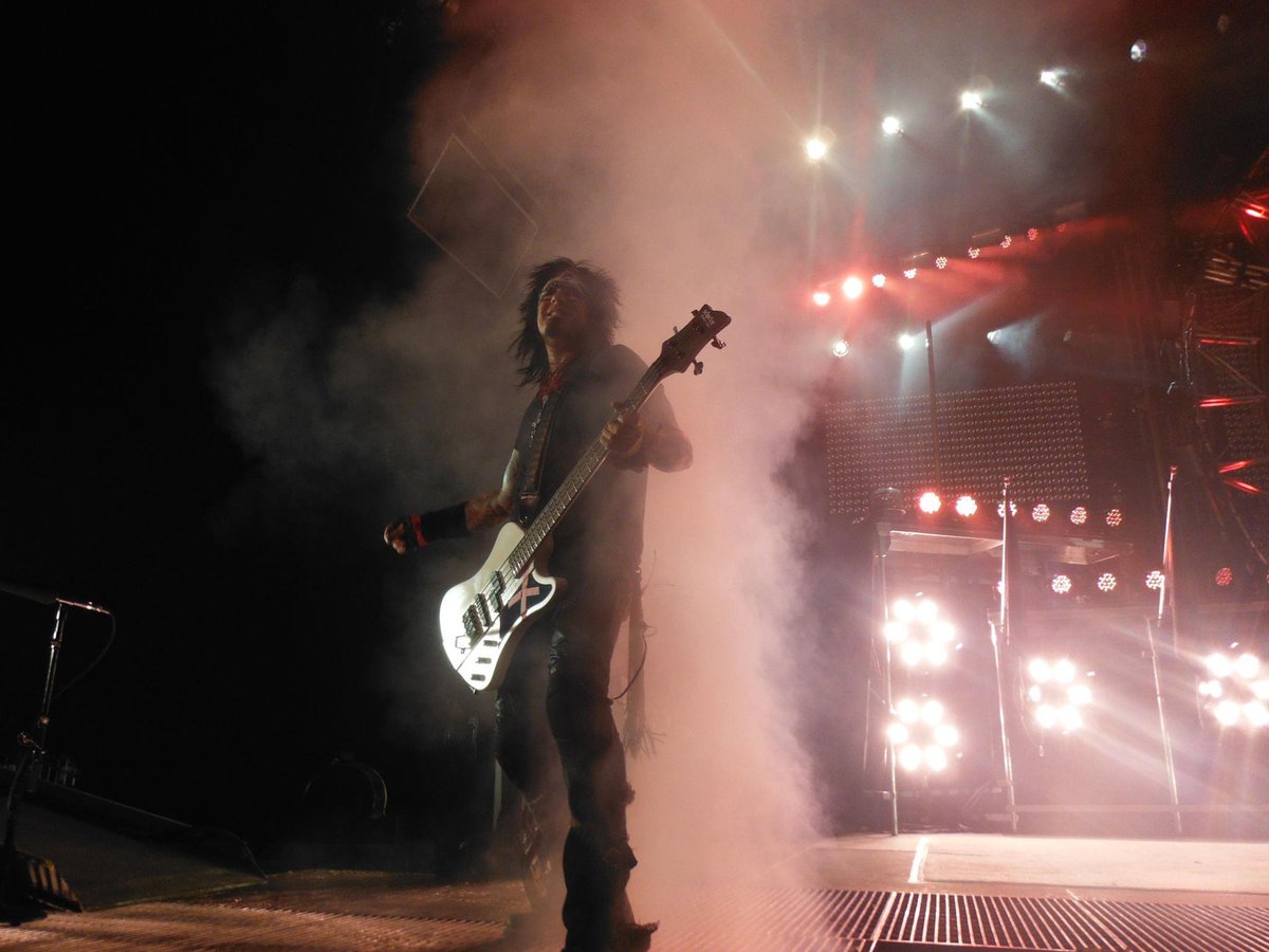 DaveMurYYC's tweet image. Ok my twitter peeps.  I've been a @motleycrue fan since I was 15.  I've seen them live over ten times and my favourite band member is @NikkiSixx I took these at several shows and would love to have him sign one of them. 

Can you help me with a RT maybe to catch his eye?