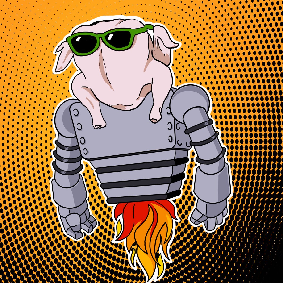 RudyRudeRobot's tweet photo. Oh man, 2 more days to win this one-of-a-kinda Turkeyhead Rude Robot. All you have to do is retweet/like and follow this account.
Look at this beauty. It almost makes up for me losing my little toe. #NFT #NFTGiveaway #NFTartist #URRFL
Discord: https://t.co/qcZIsLnQNr https://t.co/cDtJkhIarV