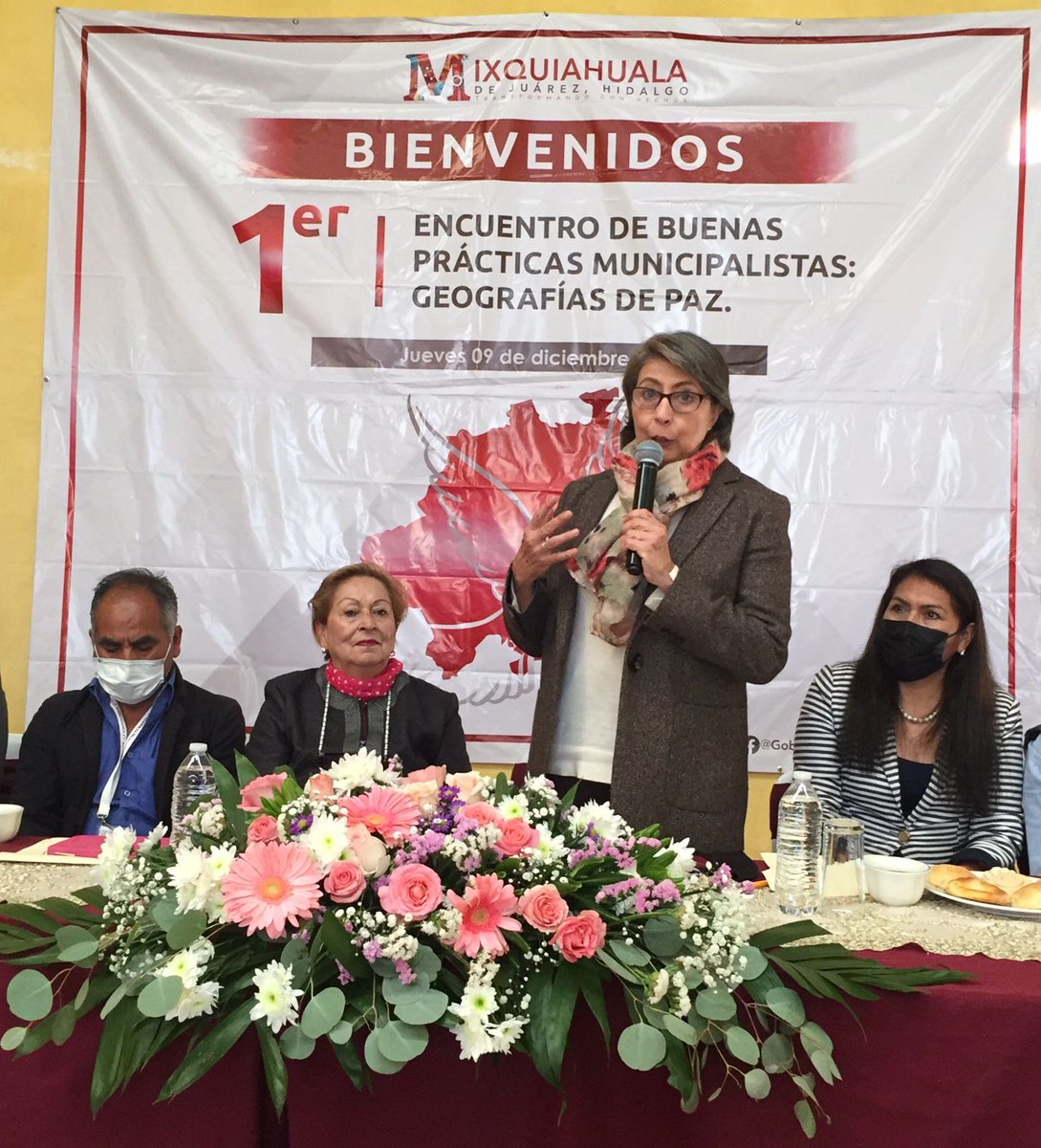 Participamos en el 1er Encuentro de buenas prácticas municipalistas: Geografías de paz y hablamos de las acciones de fortalecimiento institucional para el desarrollo integral, la cohesión social y no violencia #Indesol <a href="/bienestar/">bienestar</a> #Mixquiahuala <a href="/gobiernohidalgo/">Gobierno Hidalgo</a>
<a href="/GobiernoMX/">Gobierno de México</a>