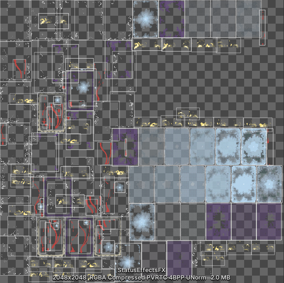 tinytouchtales's tweet photo. Been using #TexturePacker for some classic frame based animations today. I'm super impressed how it can create these super crazy nested sprite sheets and still extract perfectly fine sequences. That shit should be bought and integrated by #Unity3D asap. https://t.co/PAYZ59aMLN https://t.co/VSDWgBYJ1R