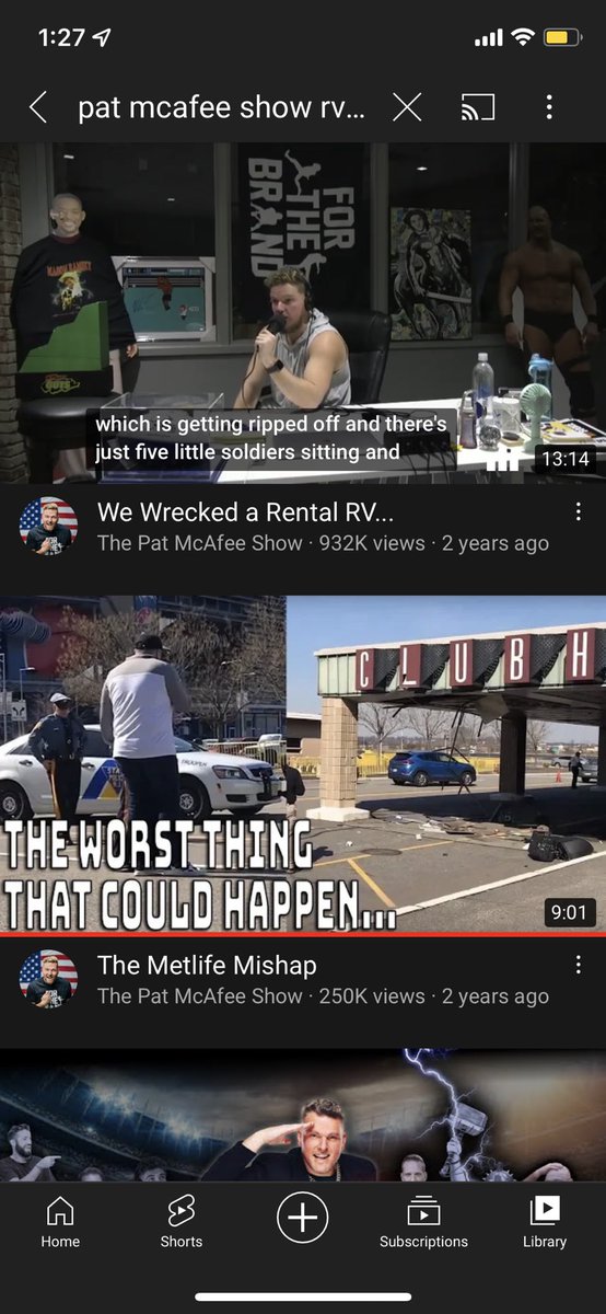I’ve been watching <a href="/PatMcAfeeShow/">Pat McAfee</a> daily since early 2020 and first got introduced seeing <a href="/VivalaZito/">Lord Zito</a> and his alleged rental RV accident.
Can’t wait to join the #PMSFanDuelFamily when it becomes legal in Ohio