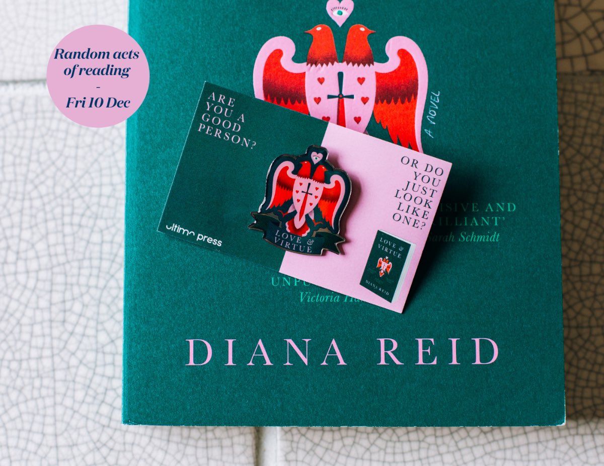 vicbks's tweet image. Today is #randomactsofreading day and we have five copies of Love &amp;amp; Virtue to randomly give away! 

Visit us in-store at either Pipitea or Kelburn and you could be one of the lucky recipients 💖