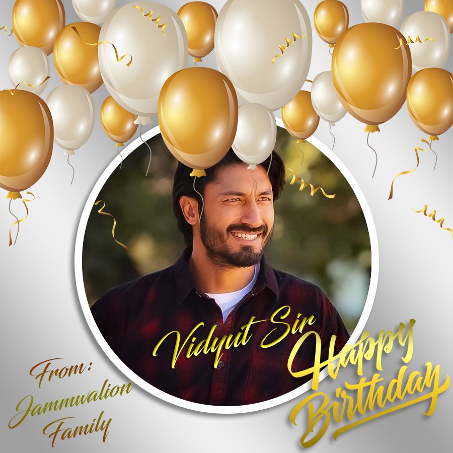 #SpecialDP for a very very very special person, the man who created this #JammwalionFamily before 10 years 
Wishing you many many happy returns of the day with love and respect dear <a href="/VidyutJammwal/">Vidyut Jammwal</a> sir.