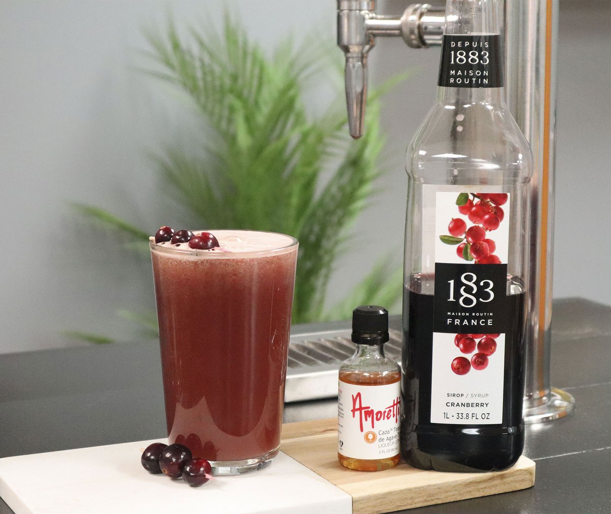 Try this Cranberry Sour for the holidays made with <a href="/1883syrups/">1883 Syrups</a> Cranberry Syurp and <a href="/amoretti/">Amoretti</a> Tequila Concentrate youtu.be/feDwz6c3_Ug
.
.
.
#cranberrysour
#cocktails
#cranberries
#cranberry
#drinks 
#nitro
#nitroinfusion
#enhancedbeveragesolutions
#infuse
#cascade
#beverage
