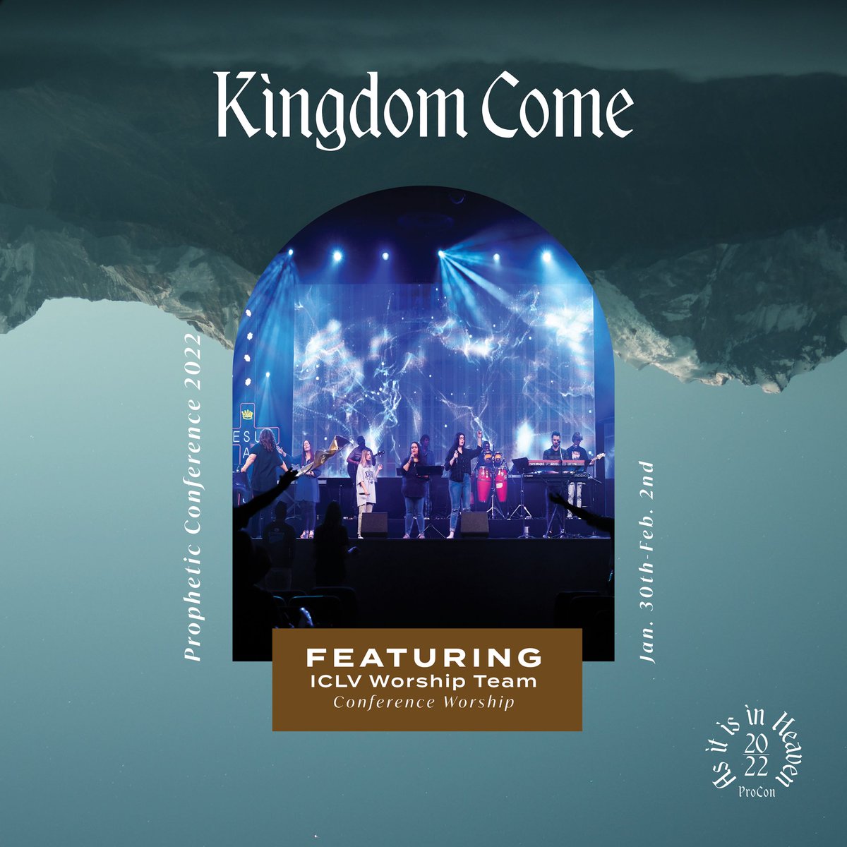 Our very own ICLV Worship Team will be leading us in worship for Kingdom Come, Prophetic Conference 2022. January 30- February 2nd! Registration is now live and EARLY BIRD pricing is available until December 19th! Go to iclv.com for more information.