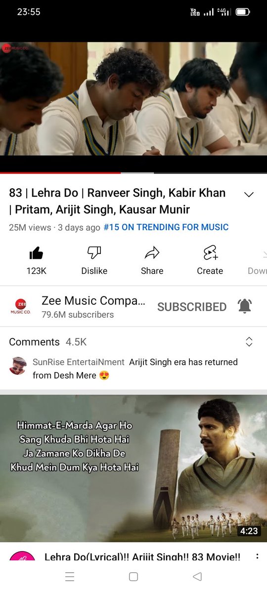 Our Original Voice King #ArijitSingh is currently dominating the YouTube Trending Music charts with 4 chartbuster songs! 🔥😍
#AashiquiAaGayi trending at #3
#SochLiya trending at #5
#RaitZaraSi trending at #11
#LehraDo trending at #15