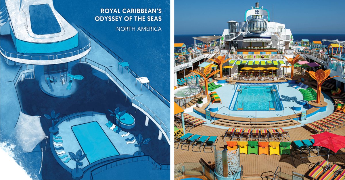 martin_aquatic's tweet photo. Our countdown of the year’s project openings continues with Royal Caribbean’s Odyssey of the Seas, featuring a tropical resort-style pool deck and the kids aquatic playground. @WilsonButlerArc @VortexINTL 
#SketchToSplash #2021projects https://t.co/ESQ2RDgwIf https://t.co/6mA7EBBjKX
