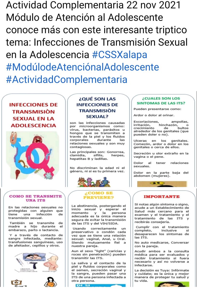 Patysanz10's tweet photo. Módulo de Atención al Adolescente #ActividadComplementaria #CSSXalapa https://t.co/LniJw6BtzA