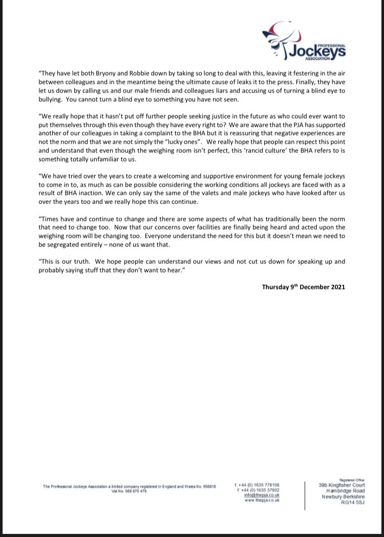 This will probably get ignored, particularly by the press, but anyone without a narrow mind should have a read…