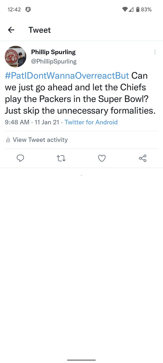 #PMSFANDUELFAMILY
Been loving the content all year, plus some of 2020...just screenshoting my first tweet about it.