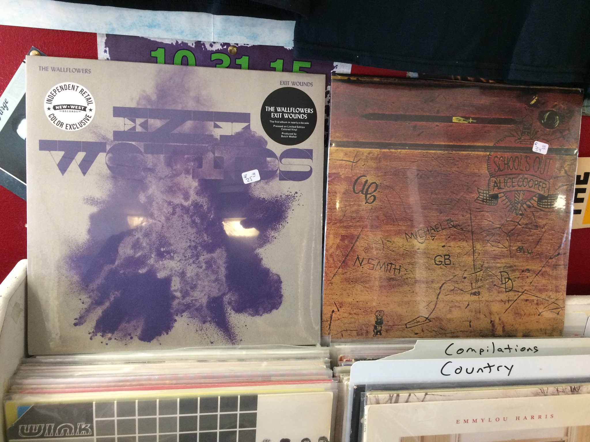 Happy Birthday to Jakob Dylan of the Wallflowers & Dennis Dunaway of Alice Cooper 